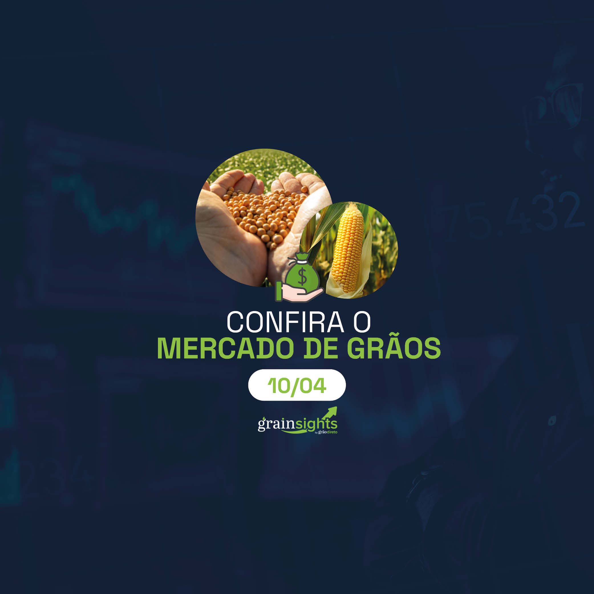 Após USDA, soja segue firme e milho sob pressão hoje, 10/04